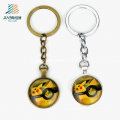 Fábrica de alta Qualidade Por Atacado Pokemon Go Custom Metal Coin Keychain